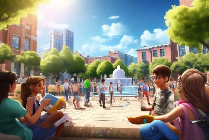 多彩的校园生活400字，多彩的校园生活400字作文