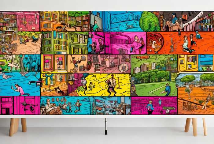 多彩的校园生活手抄报纯画画、多彩的校园生活手抄报纯画画大全