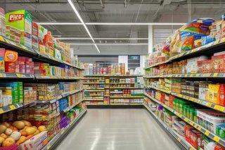 家居生活超市货架展示；生活超市货架批发