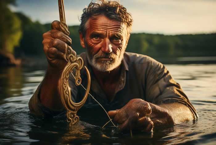 金色的鱼钩故事简介（金色的鱼钩故事简介100字左右）