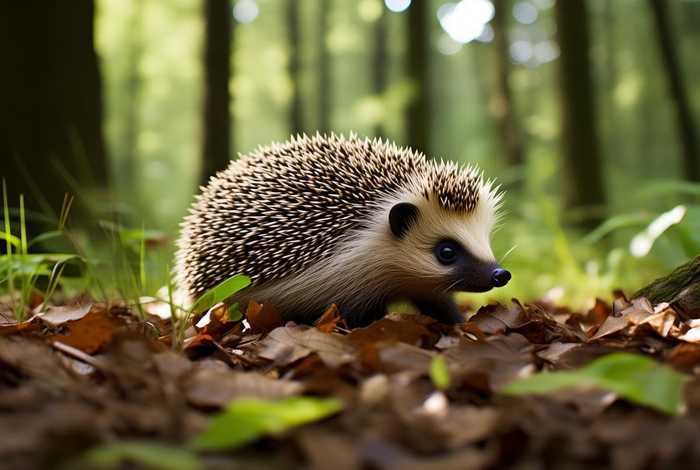 刺猬的生活习惯和特征图片 - 刺猬生活的环境图片