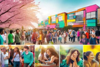 多彩的校园生活图片 - 多彩的校园生活图片素材