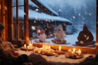 冬季养生活动照片；冬季养生活动照片真实