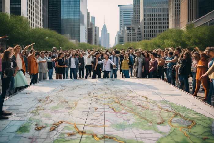 联系生活实际写漫画(对成功者的足迹,有人视为路标,有人视为框框)、联系生活实际写出看到的画面