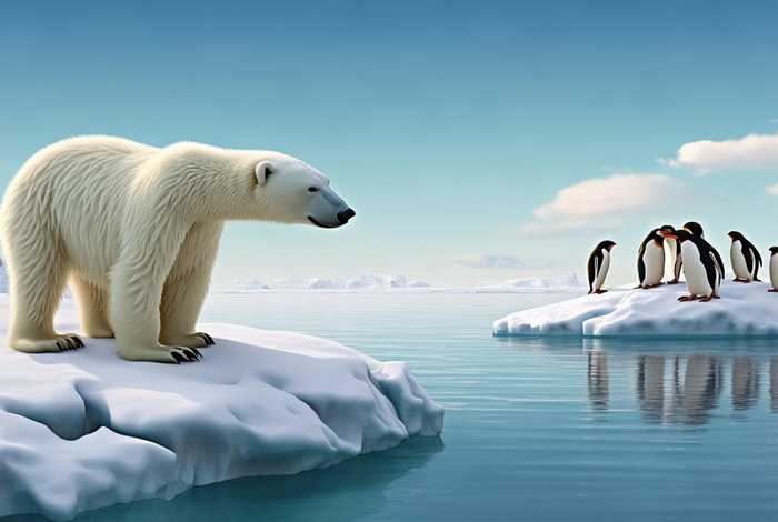 北极熊为什么不吃企鹅；请问北极熊为什么不吃企鹅