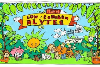 低碳生活绿色环保手抄报 - 低碳生活绿色环保手抄报图片加文字卡通版