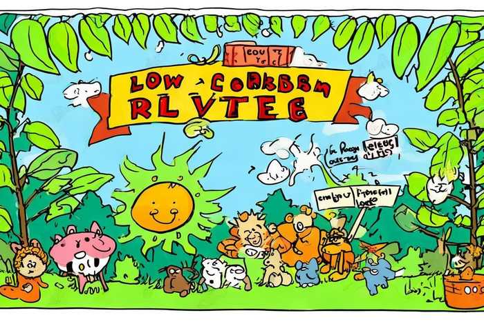 低碳生活绿色环保手抄报 - 低碳生活绿色环保手抄报图片加文字卡通版