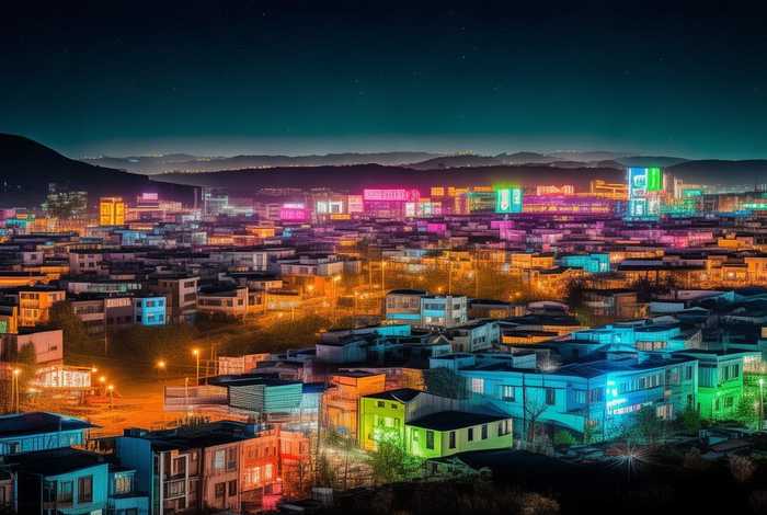 满洲里的夜晚灯光（满洲里夜晚的灯光迷人）