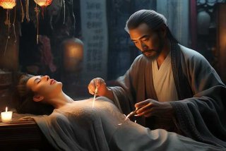 艾古灸生活秀图片（艾灸古代图片）