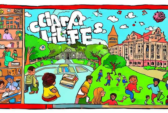 多彩的校园生活手抄报文字素材（多彩的校园生活手抄报文字素材简单）