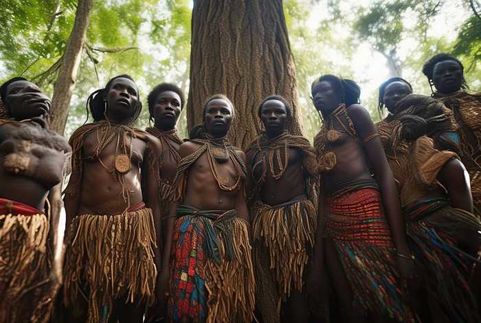 安哥拉象人族 - 安哥拉象人族卡宾达树皮