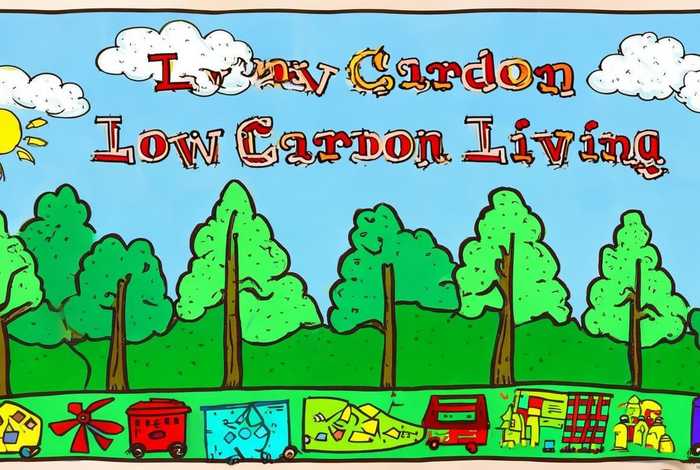 低碳生活手抄报简单漂亮图片，低碳生活手抄报简单漂亮图片四年级