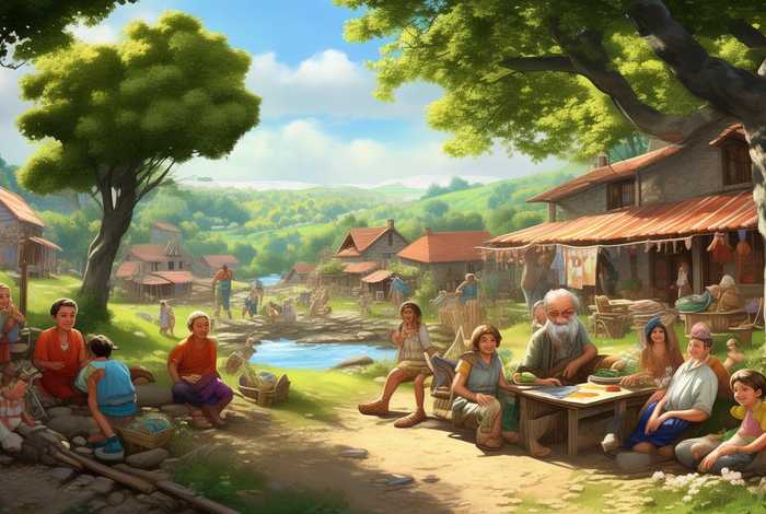 村民的生活苦不堪言怎样改意思不变 村民的生活很是惬意