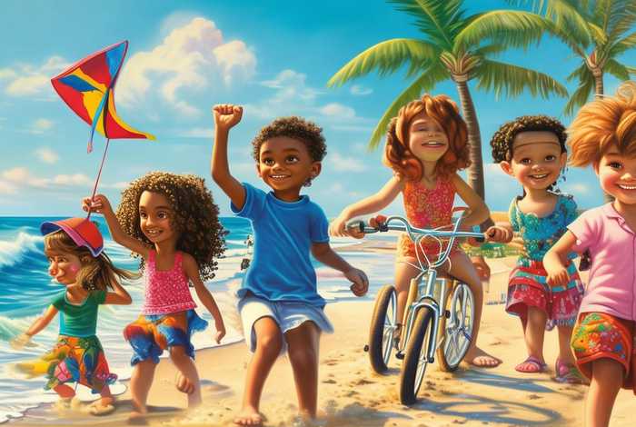 快乐的假期生活儿童画 快乐的假期生活儿童画怎么画