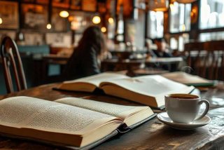 咖啡馆看书生活照片 咖啡馆看书生活照片图片
