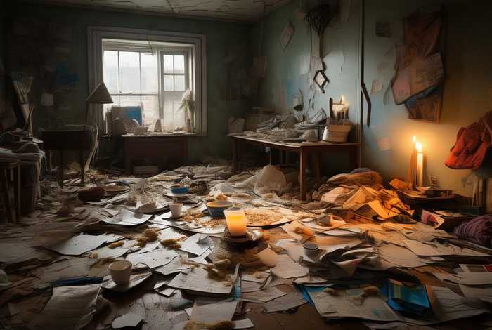 凌乱的生活和一塌糊涂的日子 - 生活凌乱的句子