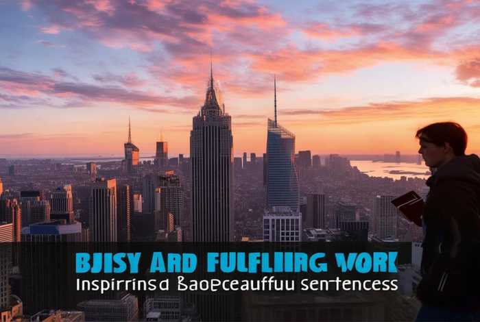 忙碌充实的工作励志唯美句子，忙碌充实的工作励志唯美句子简短