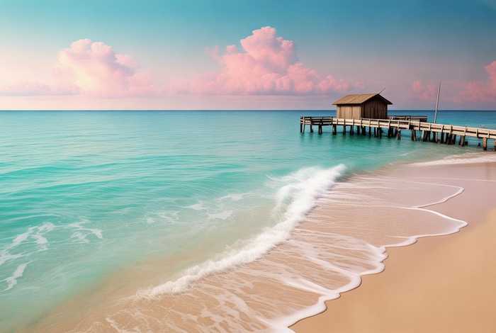 海边生活照图片、海边生活照图片真实