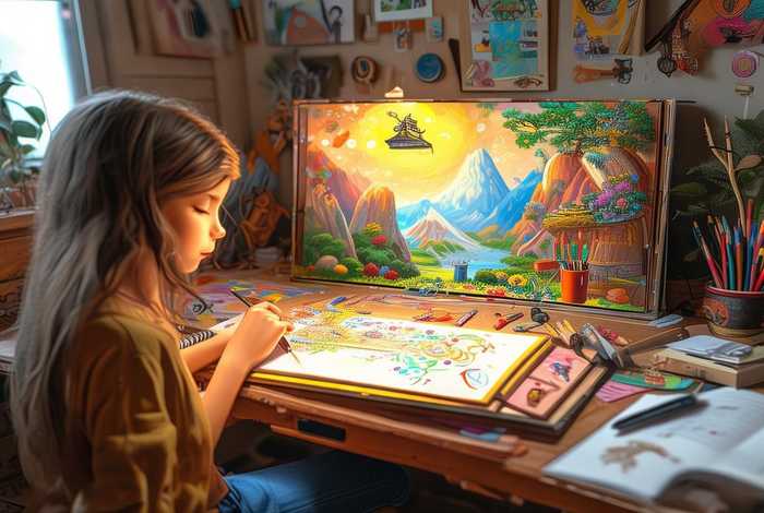 课余生活画画A3纸 课余生活画画a3纸