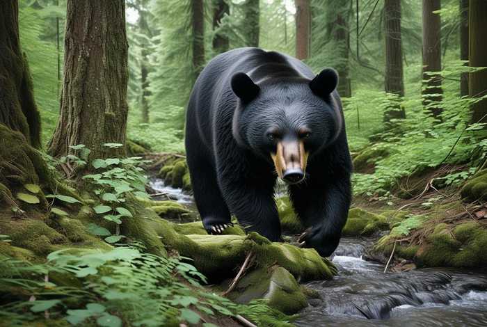 黑熊生活在哪里呢，黑熊生活在哪里呢英语