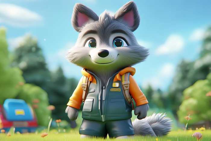 灰太狼的幸福生活中小米服饰穿搭；小度灰太狼的幸福生活