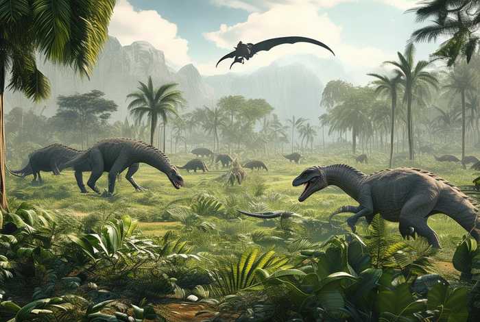 恐龙生活在什么地带，恐龙生活在什么地带上