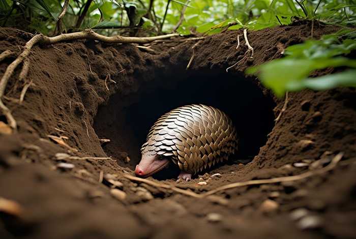 穿山甲生活在地下吗（穿山甲生活在土里吗）
