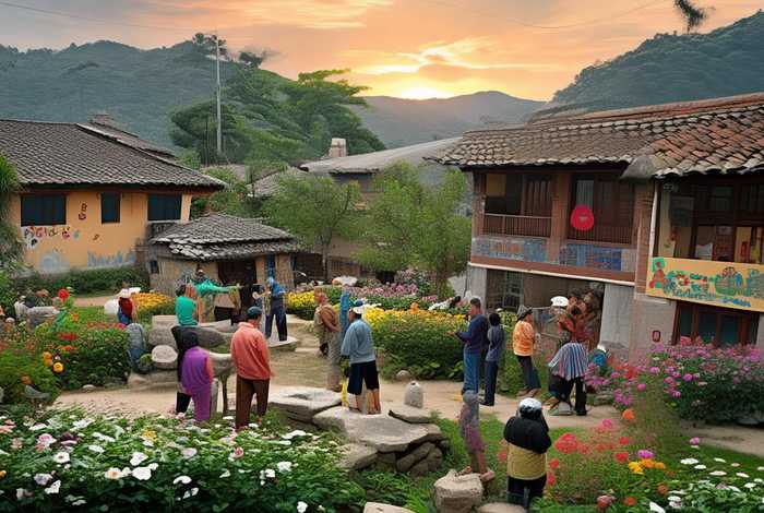 从文化生活角度提炼该地在乡村文化建设中的治理经验、运用文化生活的知识说明乡村振兴