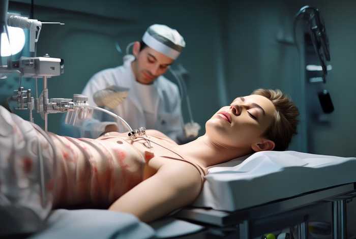 变性手术男变女3d动画，3d模拟动画变性手术男变女