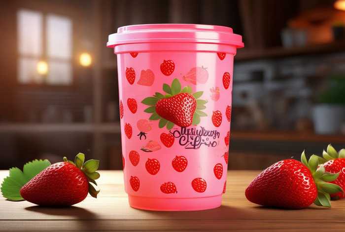 草莓生活水杯是什么牌子；草莓生活塑料杯是什么材质