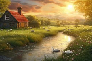 关于田园生活的唯美句子，关于田园生活的唯美句子简短