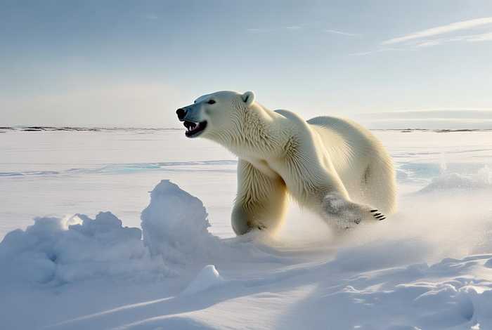 北极熊的生活日常 北极熊的生活日常视频
