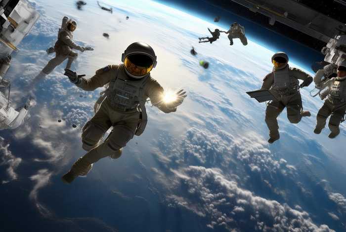 航天员在太空中的生活多有趣，航天员在太空中的生活多有趣啊