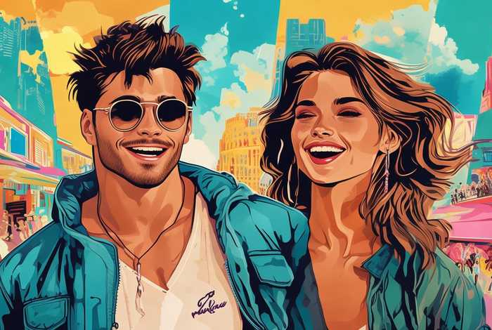 靓仔靓女的生活，靓仔靓女的生活文案