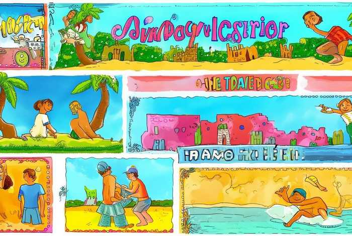 丰富的假期生活手抄报图片；丰富的假期生活手抄报图片大全