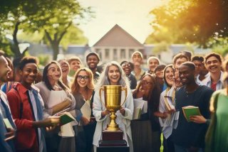 大学生活学业有成，大学生活愉快,学业有成