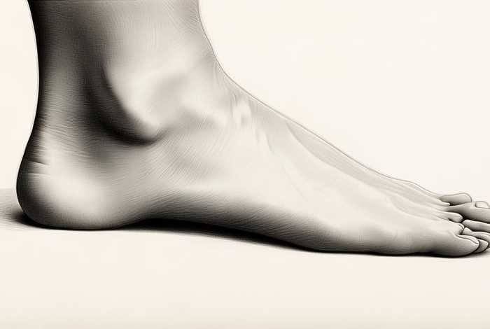 脚的照片简笔画；脚的图片 简笔画