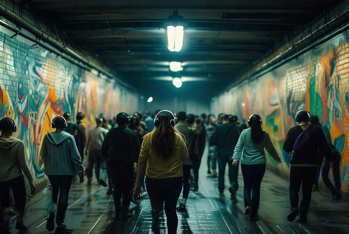 歌曲生活在地下、歌曲生活在地下的歌词