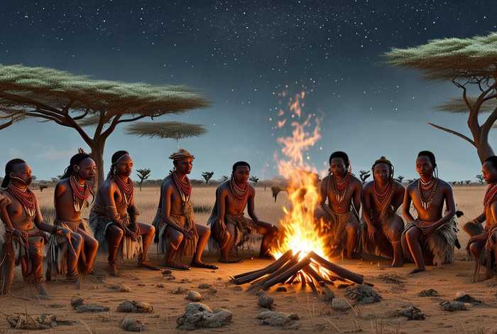 非洲原始人生活图片（非洲原始人生活图片大全）