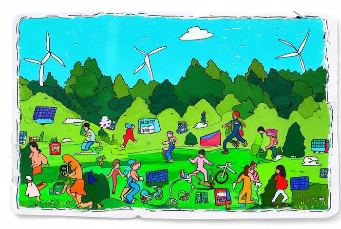 低碳生活手抄报素材图、低碳生活手抄报素材图片