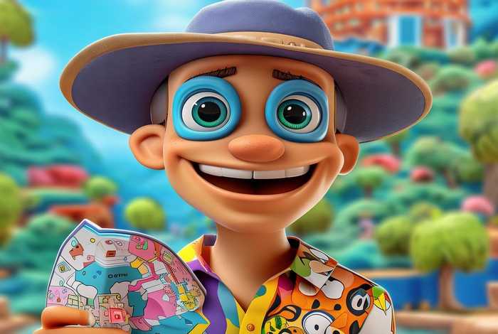 导游的图片卡通 - 导游的图片卡通可爱