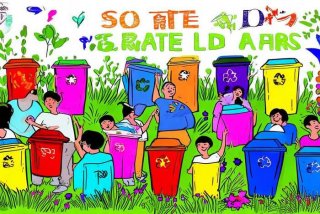 低碳生活我先行垃圾分类手抄报（低碳生活我先行垃圾分类手抄报图片）