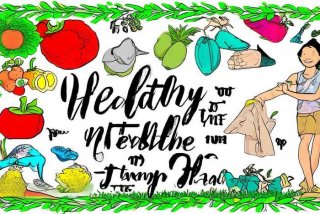 关于健康生活的文字图；关于健康的生活的手抄报