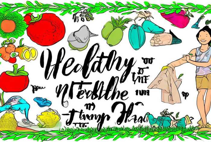 关于健康生活的文字图；关于健康的生活的手抄报