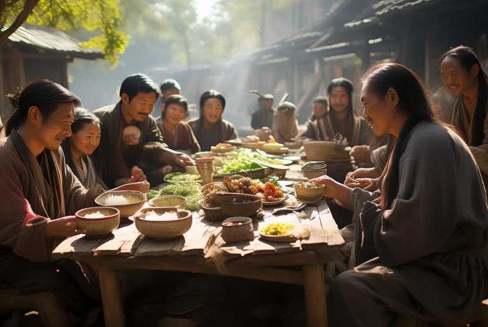 古代百姓的真实生活吃饭（古代百姓吃饭叫什么）