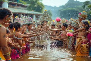 傣族泼水节习俗、傣族泼水节民俗