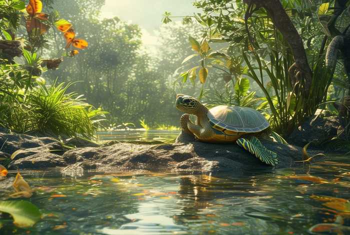 巴西龟的生活环境本应该是大自然；巴西龟的生活环境是怎样的？