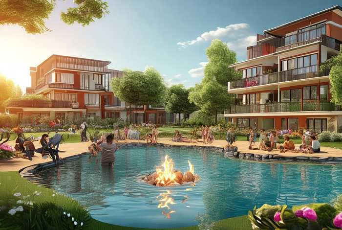 打造生活和购物美好的小区咋描述 小区的美好生活描写