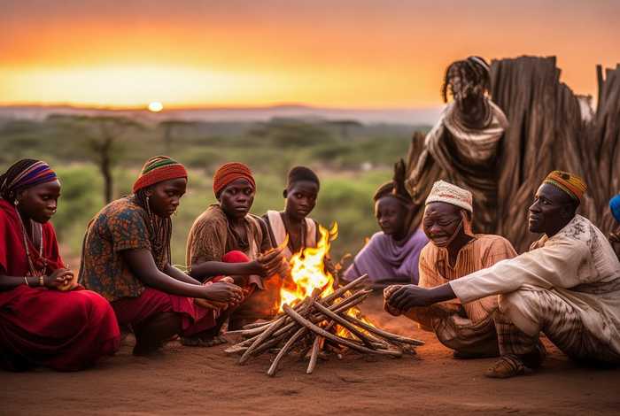 非洲人的生活场景，非洲人的生活场景图片