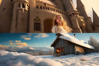 城堡生活女生雪屋生活，城堡的生活